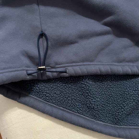 Nap Women's Mock Neck Loungewear Oversized Fleece Knit Dress Size Small - Picture 11 of 12